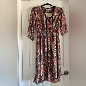 Pink Martini size medium floral  pattern dress